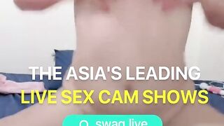 Taiwan's Camgirl Big Dildo Fuck｜Go search swag.live @wannababy