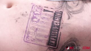 Taylor Nicole gets tattooed and fucked by Ellis Camino