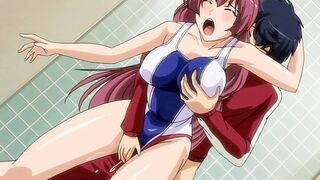 Hottest campus, comedy anime video with uncensored group, big tits scenes