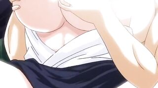 Incredible romance anime clip with uncensored big tits scenes