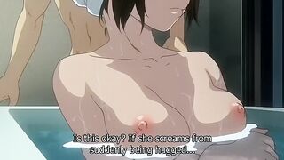 Horny comedy, romance anime video with uncensored big tits scenes