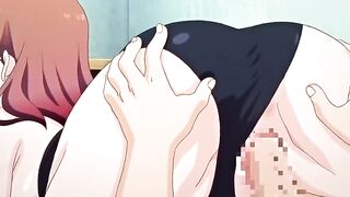 Incredible romance anime video with uncensored big tits scenes