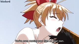 Horny romance anime movie with uncensored big tits scenes