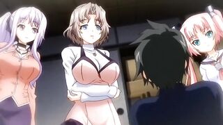 Horny romance anime video with uncensored bondage, big tits, bdsm scenes