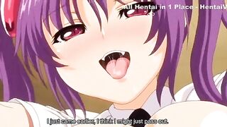 Horny comedy, adventure anime movie with uncensored futanari, big tits, creampie scenes