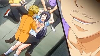 Crazy campus, drama anime video with uncensored big tits, bondage, bukkake scenes