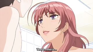 Incredible romance anime clip with uncensored big tits, group scenes