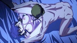 Crazy campus, adventure anime clip with uncensored big tits, creampie, x-ray scenes