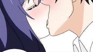 Crazy romance anime clip with uncensored big tits, group scenes