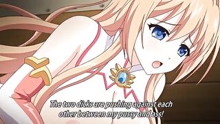 Horny fantasy anime video with uncensored big tits, anal, group scenes