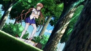 Fabulous romance, campus hentai clip with uncensored big tits scenes