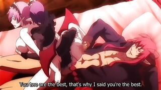 Incredible fantasy anime clip with uncensored big tits, group, lesbian scenes