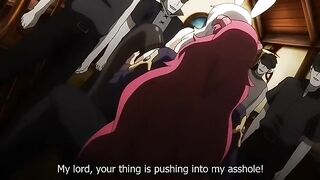 Horny fantasy anime movie with uncensored big tits, group, lesbian scenes