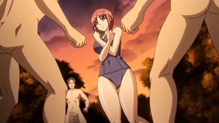 Crazy action, drama anime video with uncensored big tits, group, anal scenes