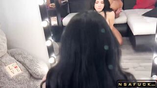 Hot Beauty Deepthroat and Rough Anal Fucks till Creampie at the Mirror POV vol1