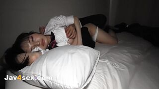 Hardcore creampie in the smooth-shaven cootchie of a gorgeous Asian schoolgirl who obeys your