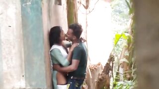 Indian-Gym-guy-standing-and-fucking-GF