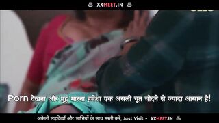 HINDI - Desi Bhabhi Fucks Devar In Standing Missionary Position